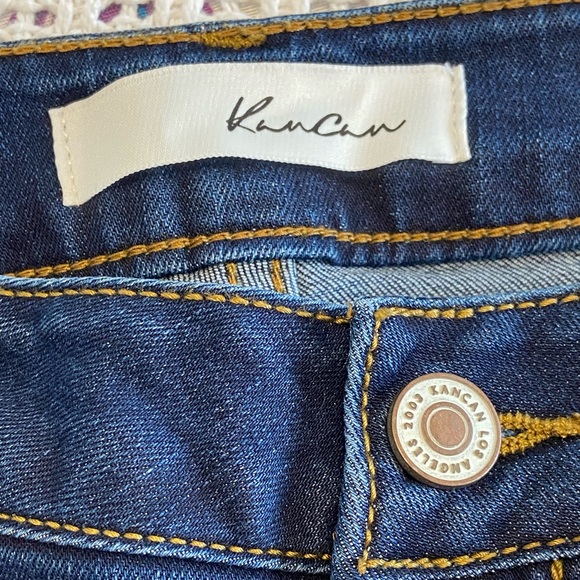 KanCan Hi Rise Supper Skinny Button Fly Dark Wash Jeans Size 15/31 x 30” - Picture 4 of 15